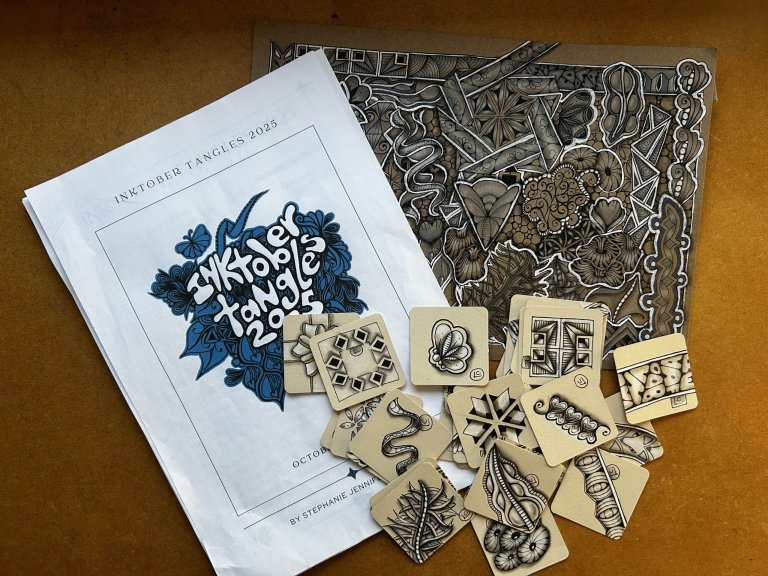 Inktober Tangles 2025 – Beyond the Challenge